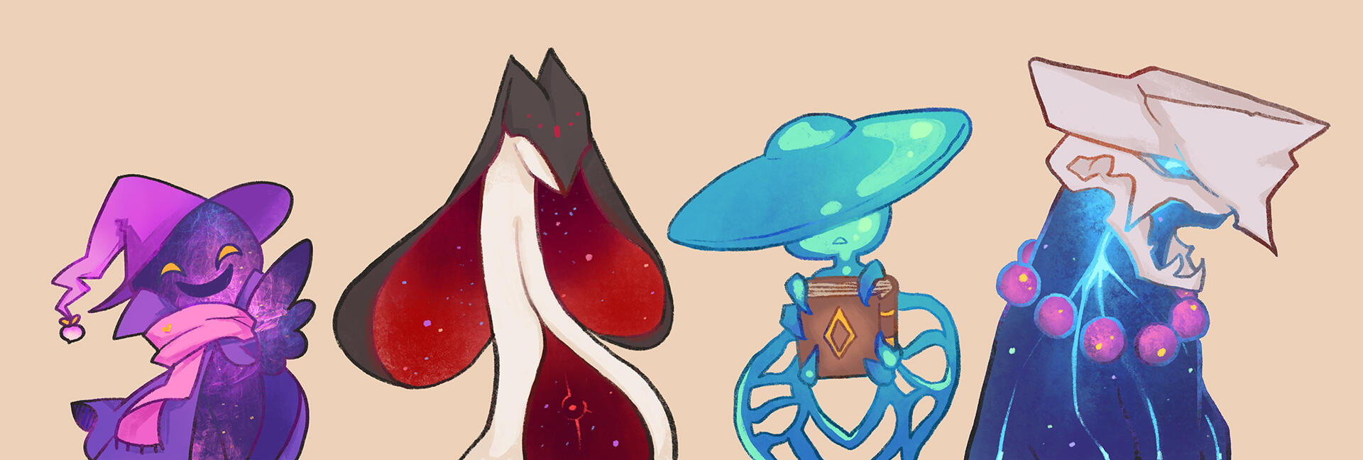 Guardians are mysterious figures that help (or hinder...?) your journey through Snacko Island