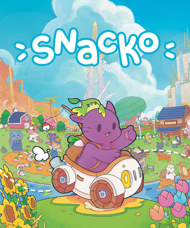 Snacko key art and Steam library cover