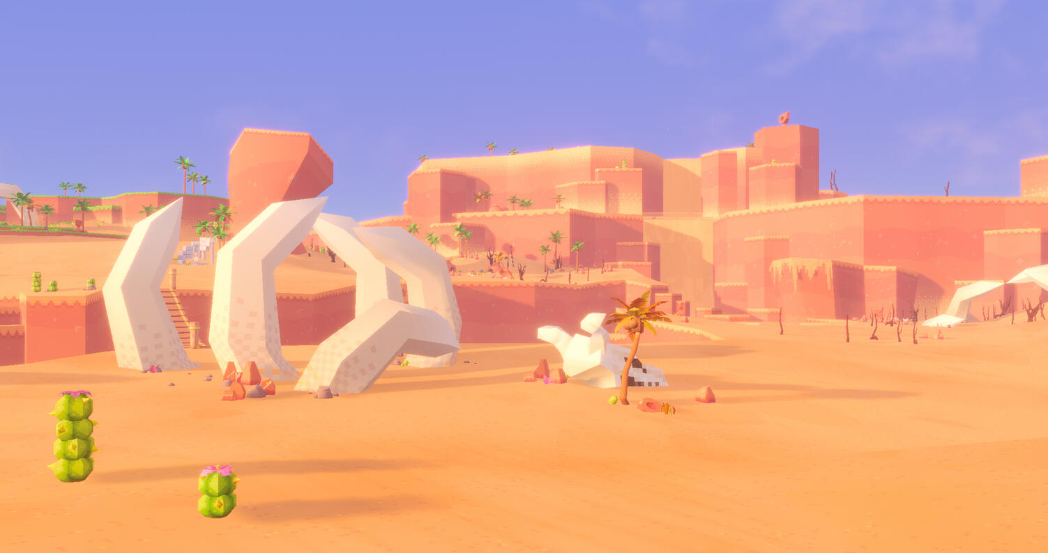 Desert area in Snacko